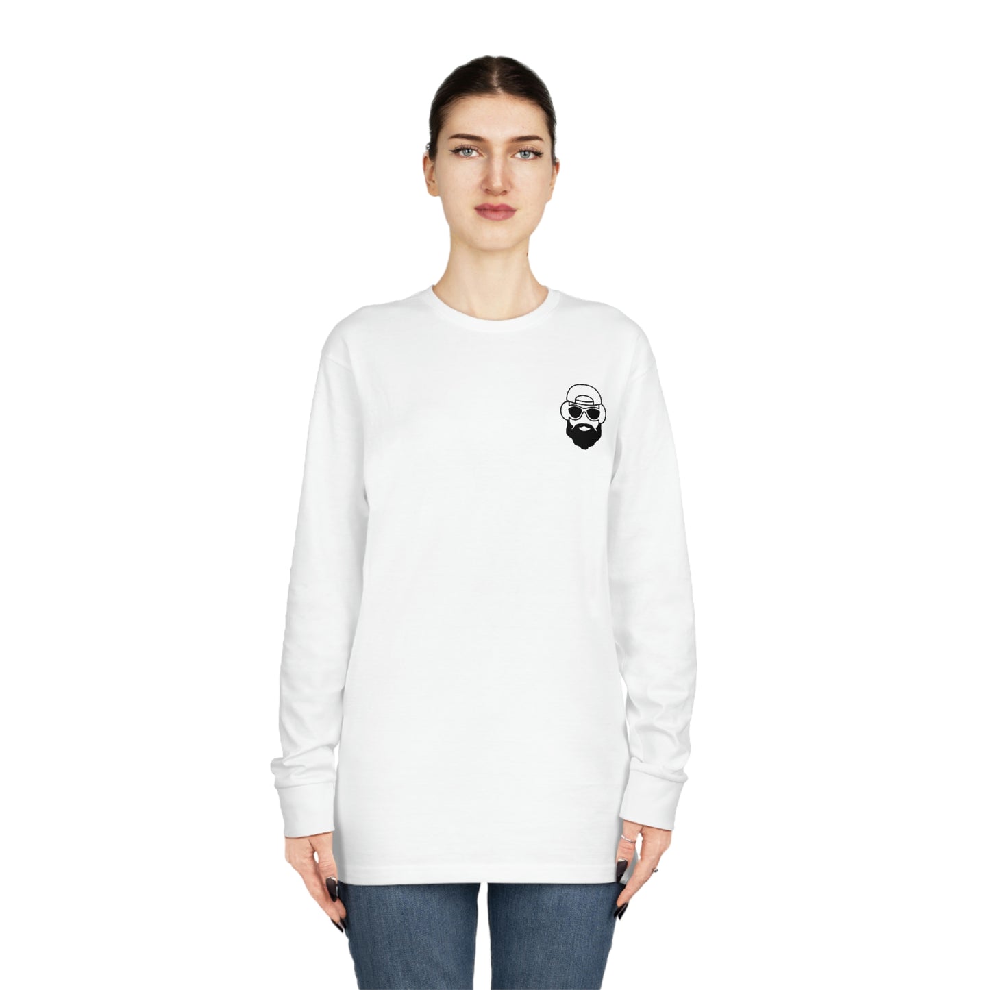 Wic Dark Logo Long Sleeve Crewneck Tee