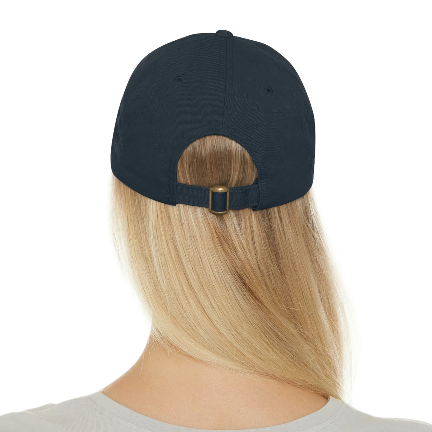 WHN Dad Hat with Leather Patch