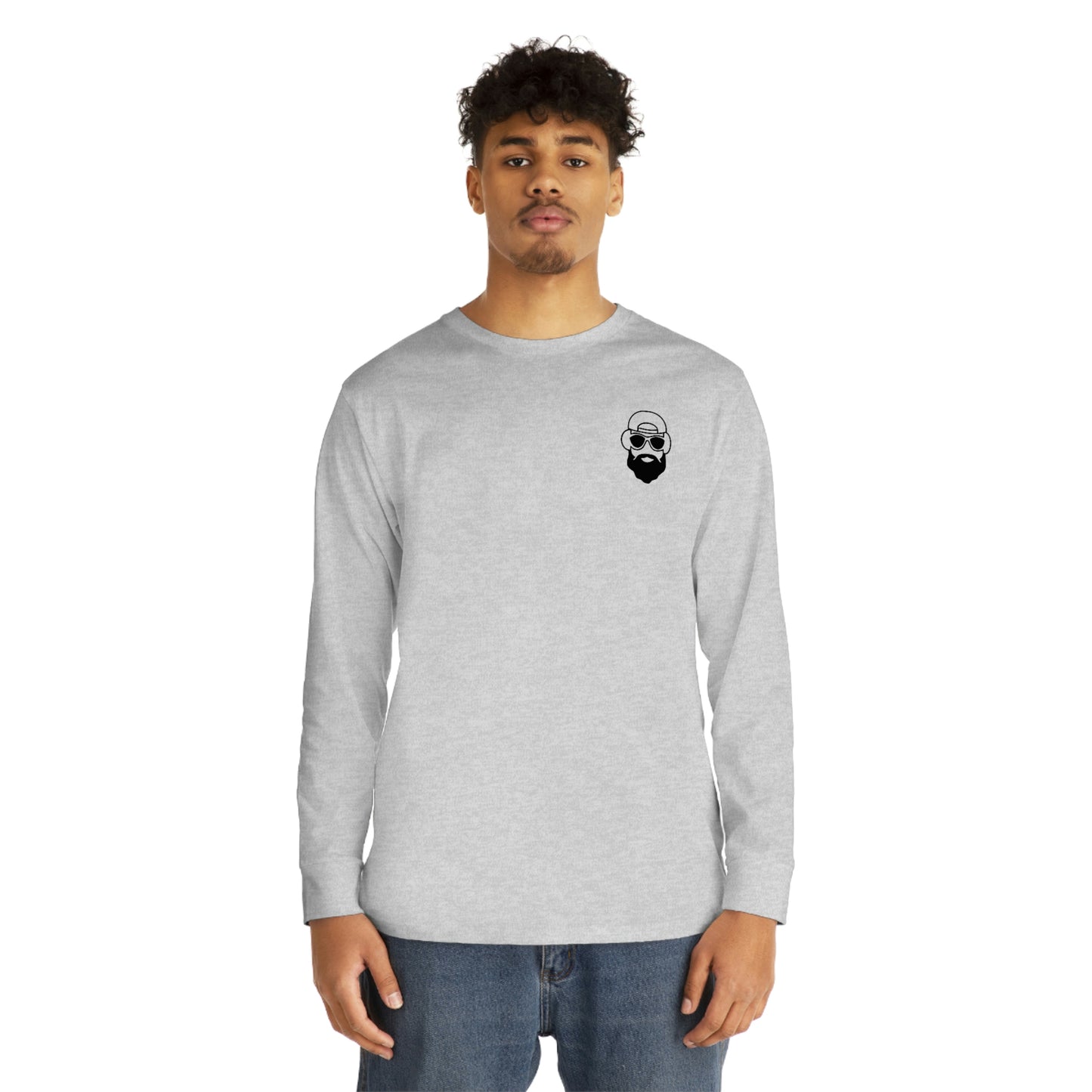 Wic Dark Logo Long Sleeve Crewneck Tee